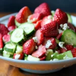 Delicious and Refreshing Strawberry Cucumber Salad Recipe