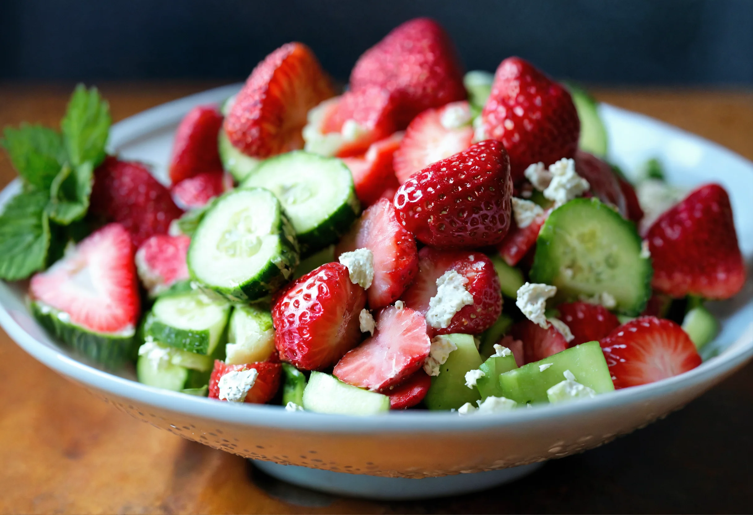 Delicious and Refreshing Strawberry Cucumber Salad Recipe