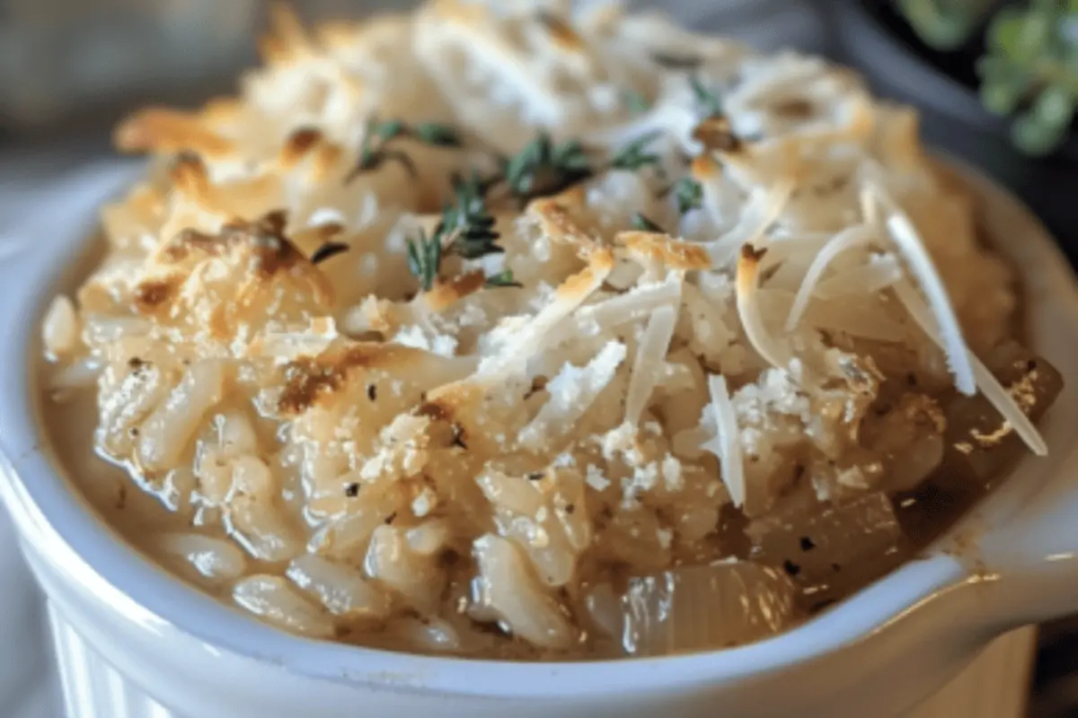  French Onion Soup Rice Recipe