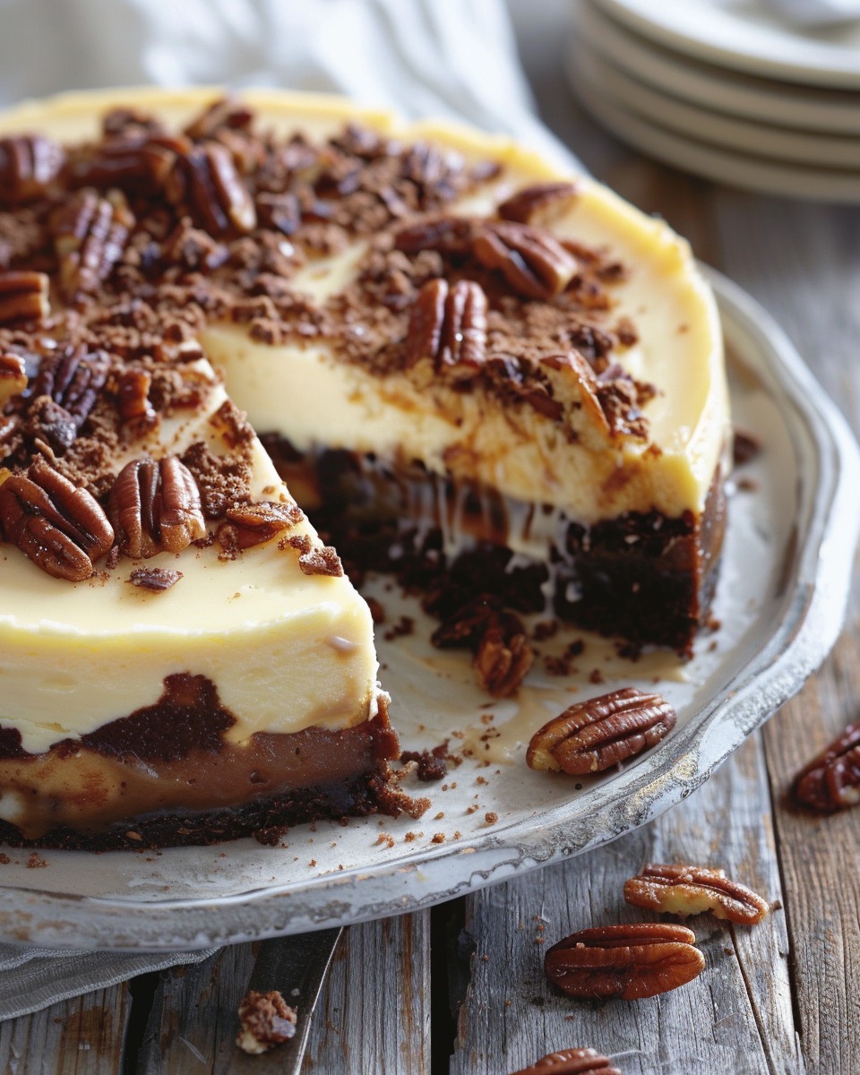 Caramel Brownie Cheesecake Recipe