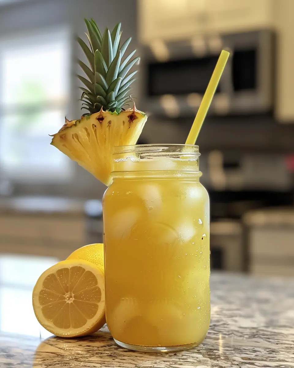 How to Make Refreshing Pineapple Lemonade