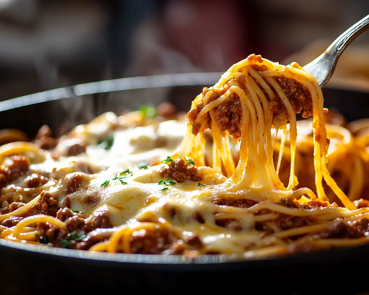 Easy Chicken Spaghetti Casserole Recipe - A Cheesy, Comforting Family Dinner