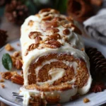 Carrot Cake Roll with Cream Cheese Frosting Filling Recipe