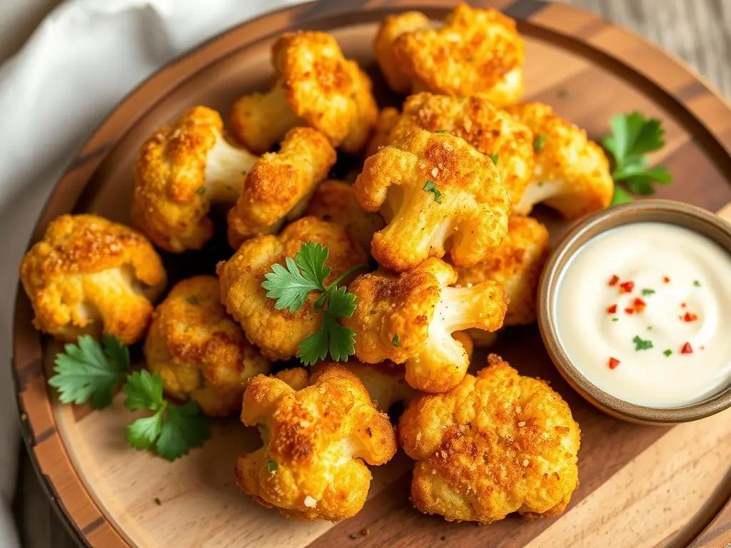 Crispy Parmesan Cauliflower Bites Recipe