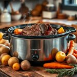 Easy Crockpot Roast with Potatoes and Carrots