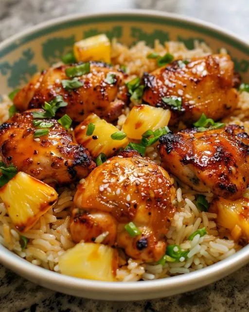 Pineapple Chicken and Rice Recipe