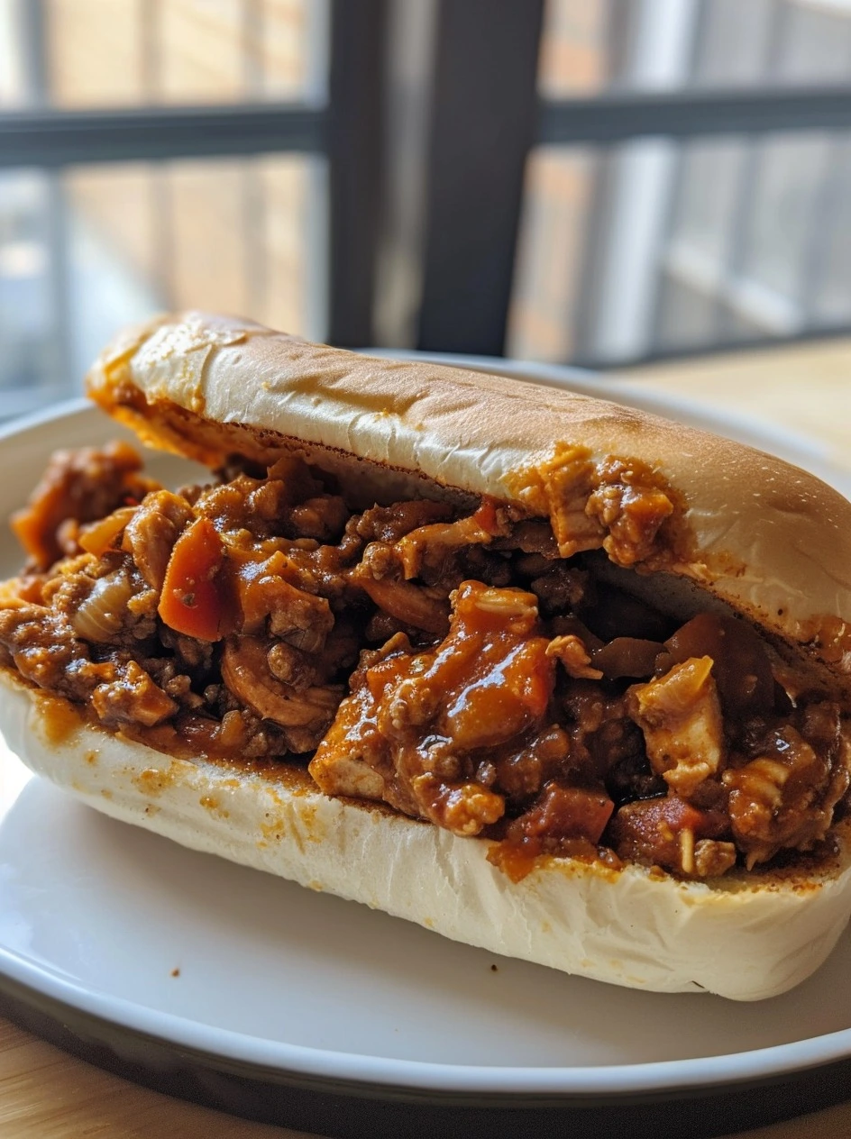 Spice Up Your Dinner with Cajun Chicken Sloppy Joes!