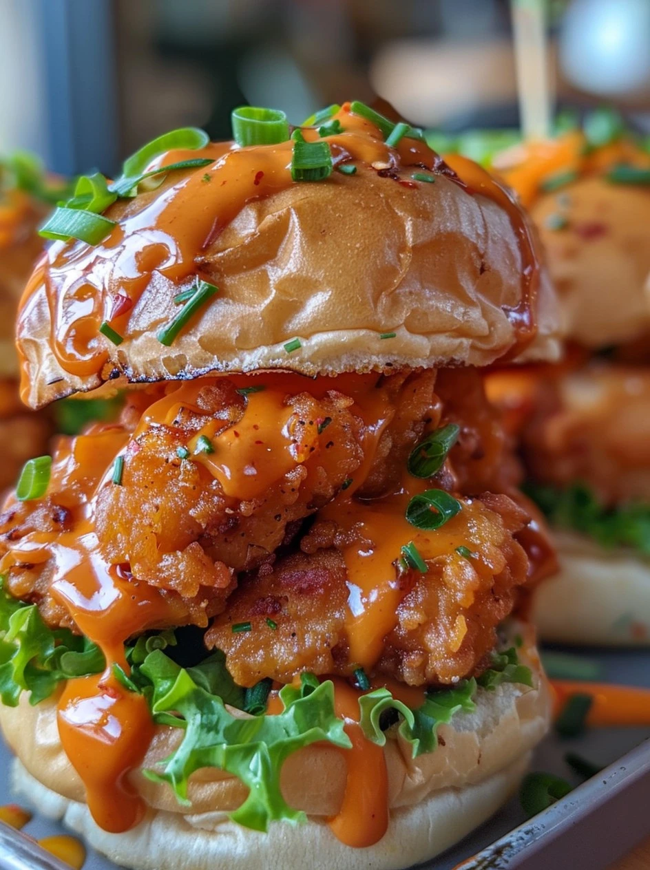 Spice Up Your Dinner with Bang Bang Chicken Sliders!