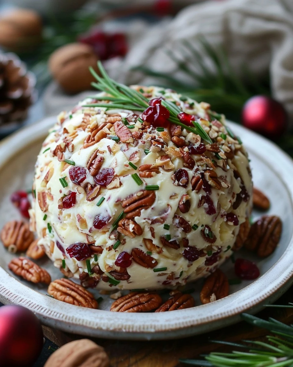 Cranberry Pecan Cheese Ball Recipe