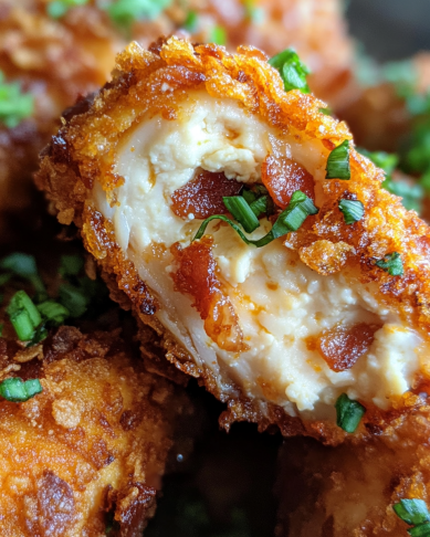 Cream Cheese and Bacon Stuffed Doritos Chicken