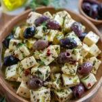 Marinated Cheese and Olives