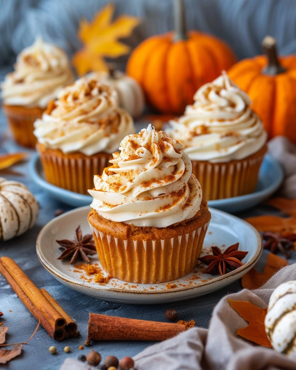 Pumpkin Pie Cupcakes Recipe