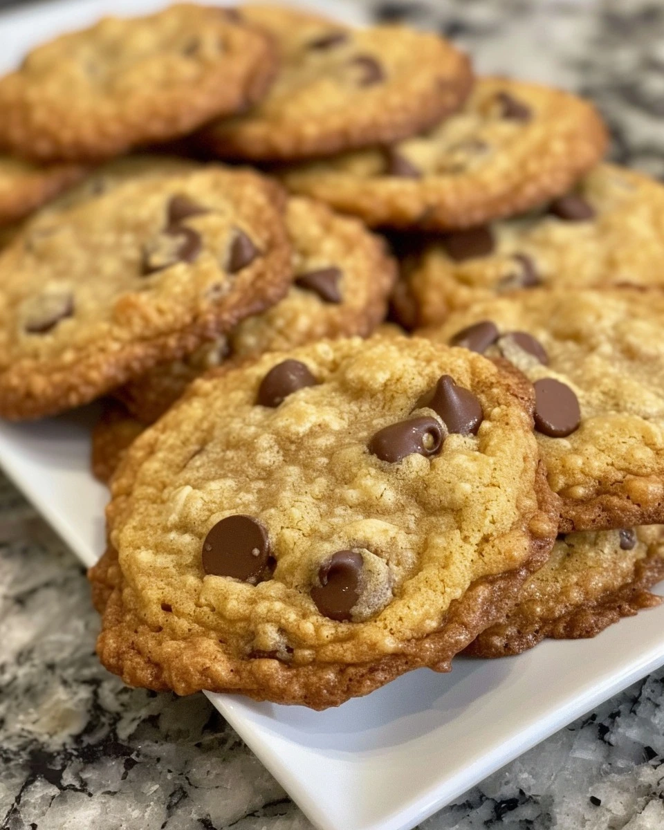 🍪✨ Rice Krispie Chocolate Chip Cookies Recipe 🥣