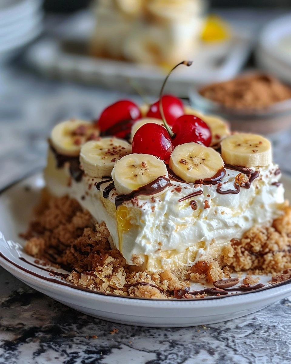 Bake Banana Split Cake