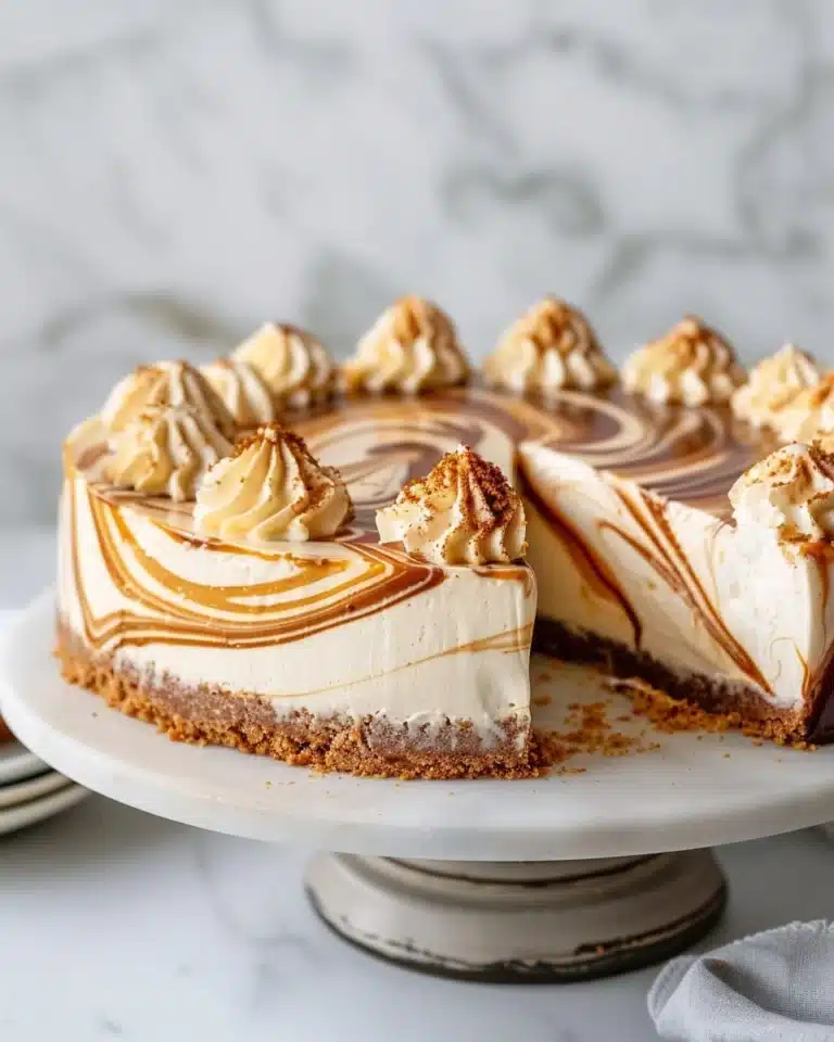 Swirled Caramel Cheesecake Recipe