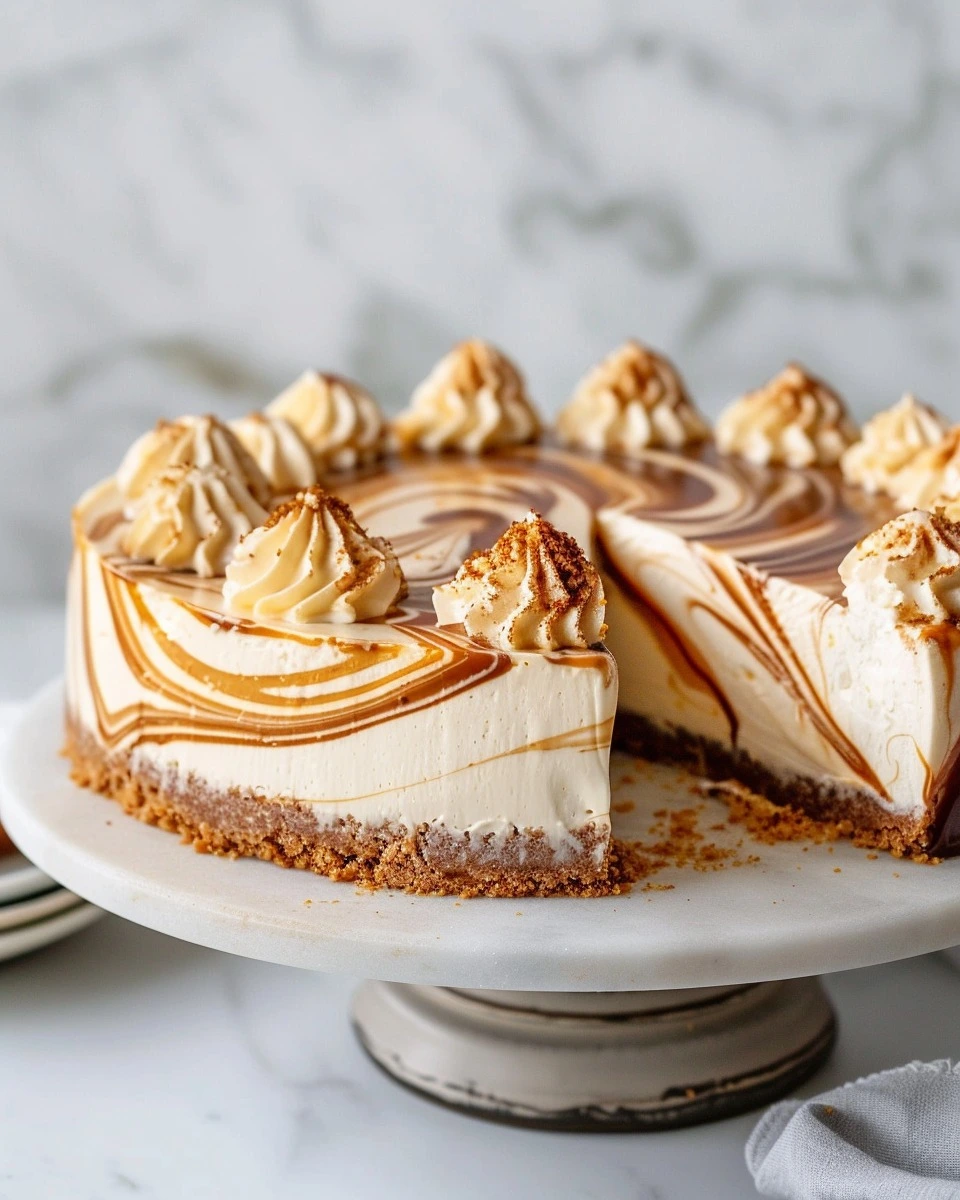 Swirled Caramel Cheesecake Recipe