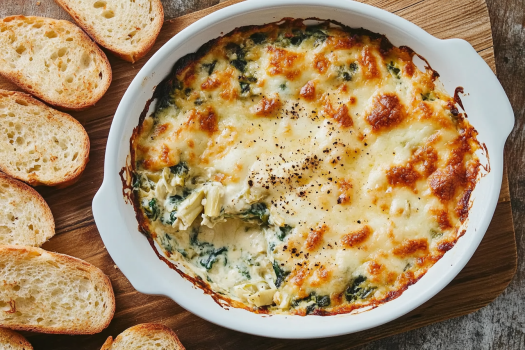 Hot Spinach Artichoke Dip