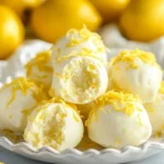 Easy Lemon Cheesecake Truffles