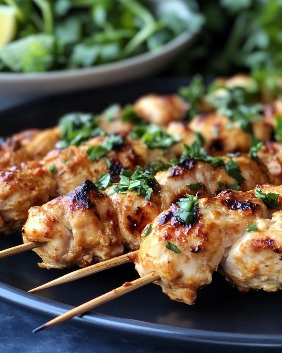 Bang Bang Chicken Skewers