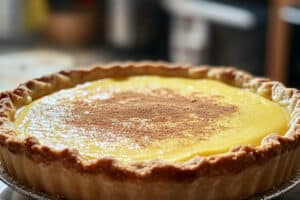 Old School Egg Custard Pie 5 Old School Egg Custard Pie