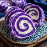 Ube Roll Cake, Ube Cake, Ube Dessert, Filipino Desserts, Roll Cake Recipe, Easy Cake Recipes, Soft Cake Recipes, Ube Recipes, Purple Yam Cake, Filipino Baking