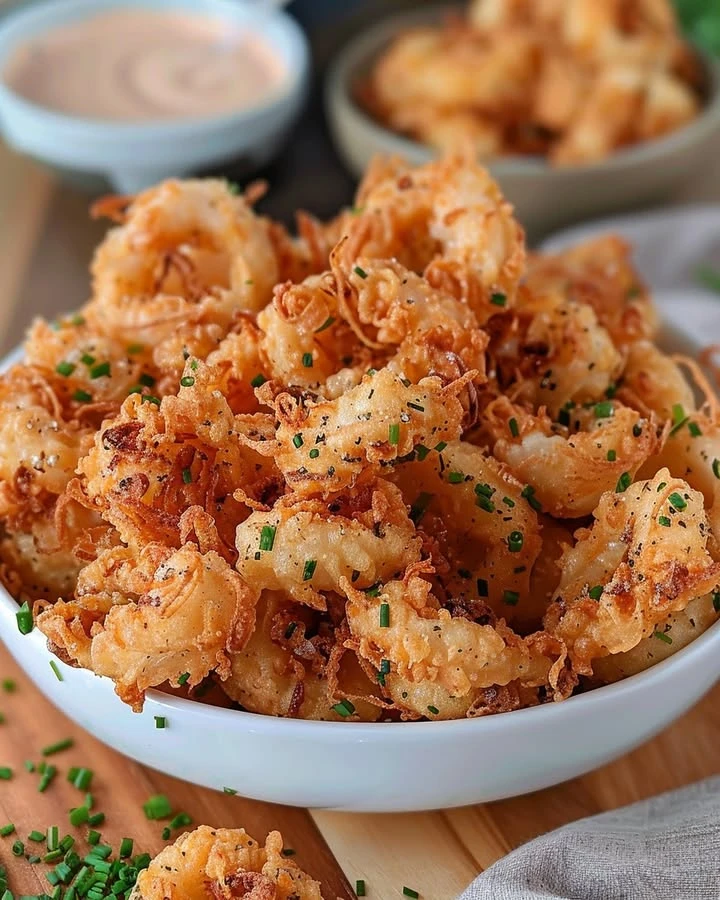 Crispy Mini Blooming Onions in Air Fryer