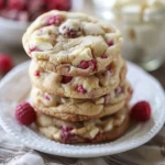 Gooey Raspberry White Chocolate Cookies Recipe