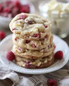 Gooey Raspberry White Chocolate Cookies Recipe 6 Gooey Raspberry White Chocolate Cookies Recipe