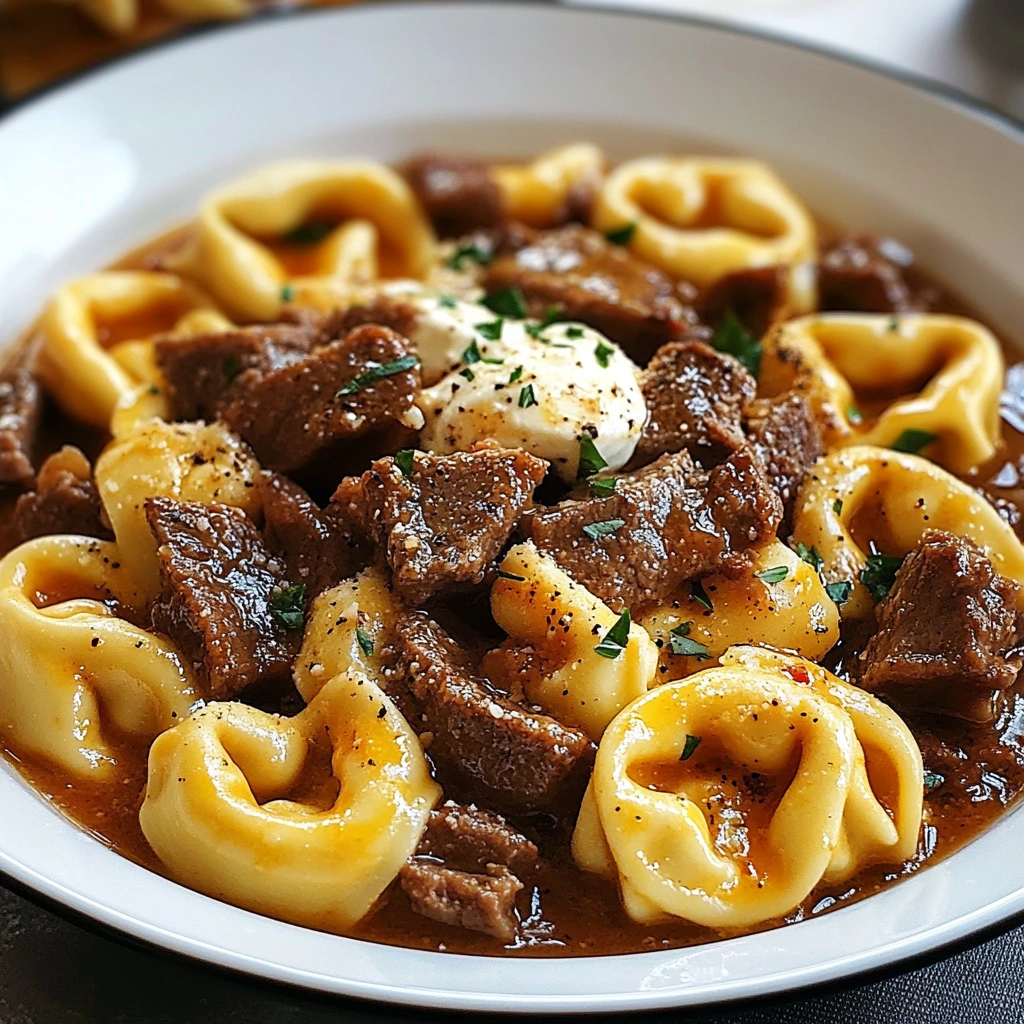 Cheesesteak Tortellini