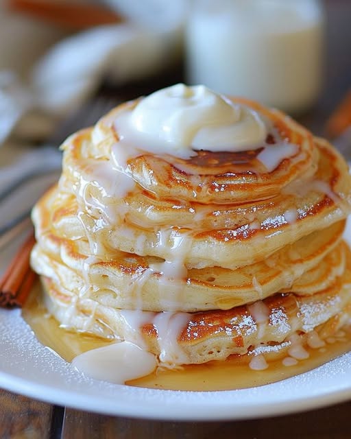 Cinnamon Roll Pancakes Recipe - A Sweet and Fluffy Delight