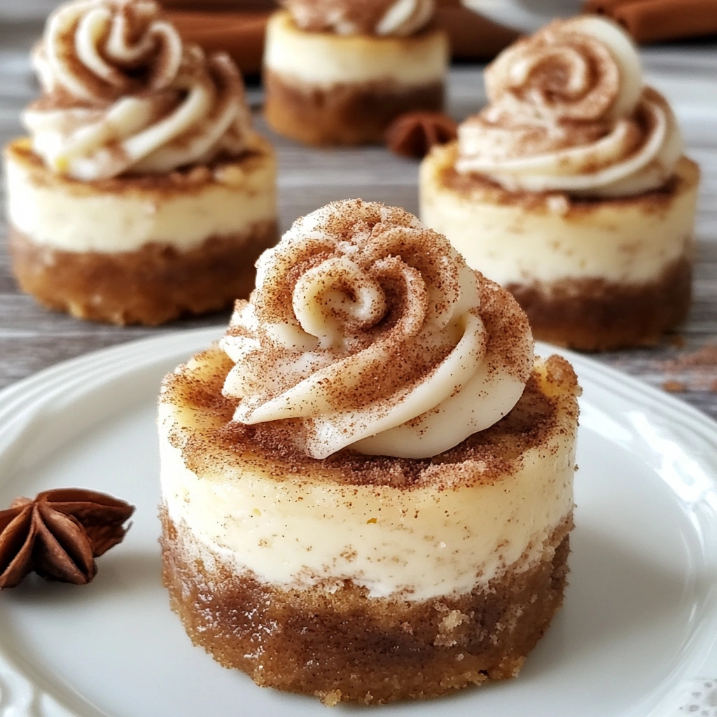 Mini Cinnamon Roll Cheesecakes - A Sweet and Creamy Delight