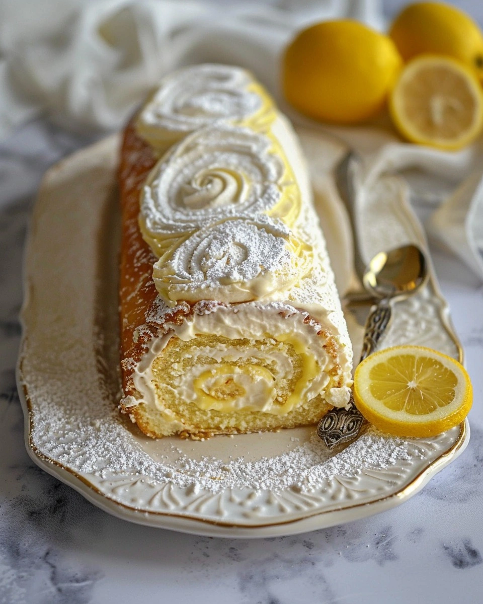 Lemon Cream Swiss Roll Recipe – A Light and Fluffy Dessert