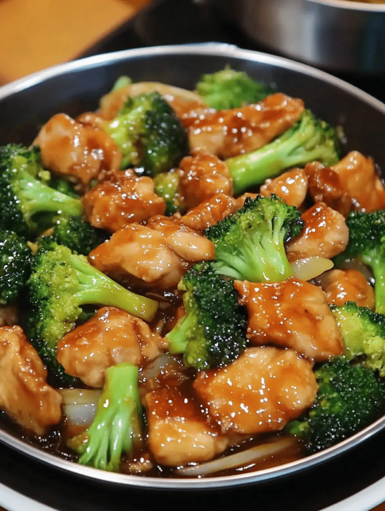 Oriental Style Chicken with Broccoli