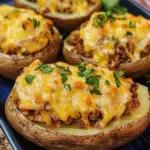 Taco Stuffed Baked Potatoes