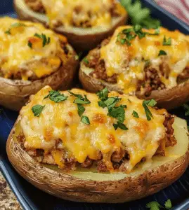 Taco Stuffed Baked Potatoes 6 Taco Stuffed Baked Potatoes