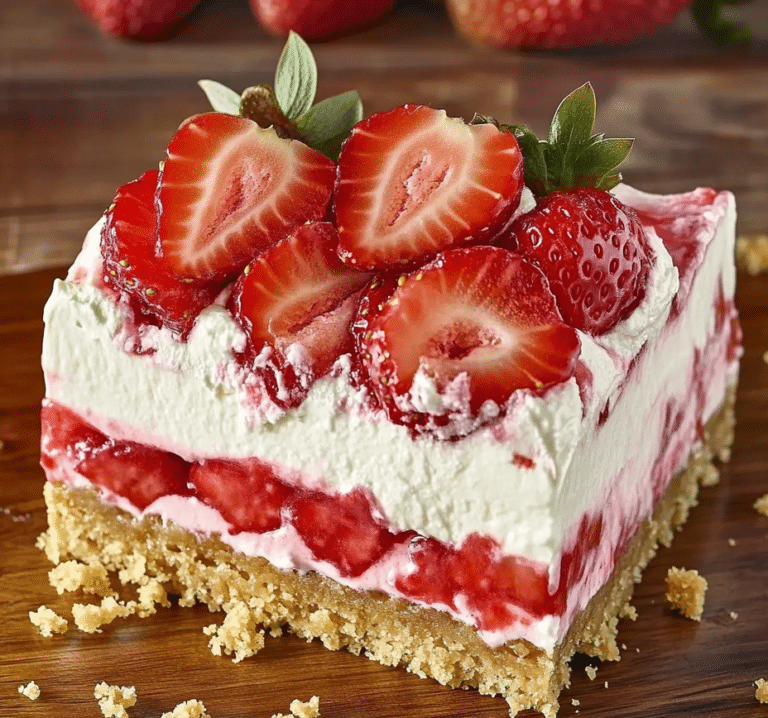 Strawberry Cream Cheese Icebox Cake