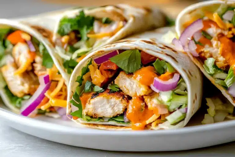 Spice Up Your Dinner with Irresistible Buffalo Chicken Wraps!