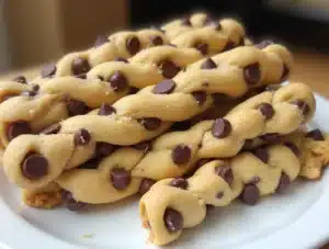 Chocolate Chip Cookie Dough Twists