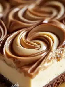 Coffee Caramel Cheesecake Bars