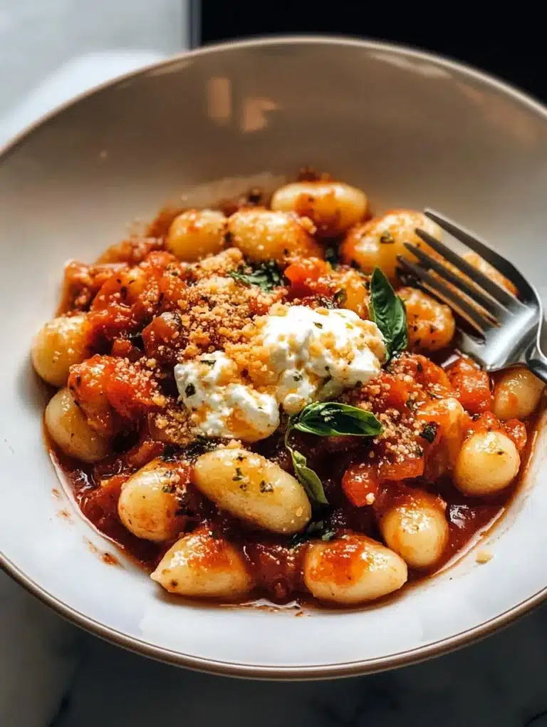 Gnocchi With Red Sauce