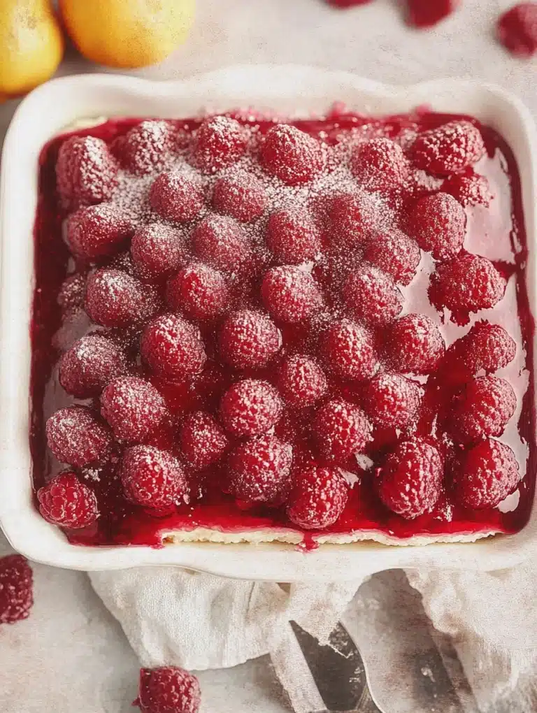 Raspberry Tiramisu