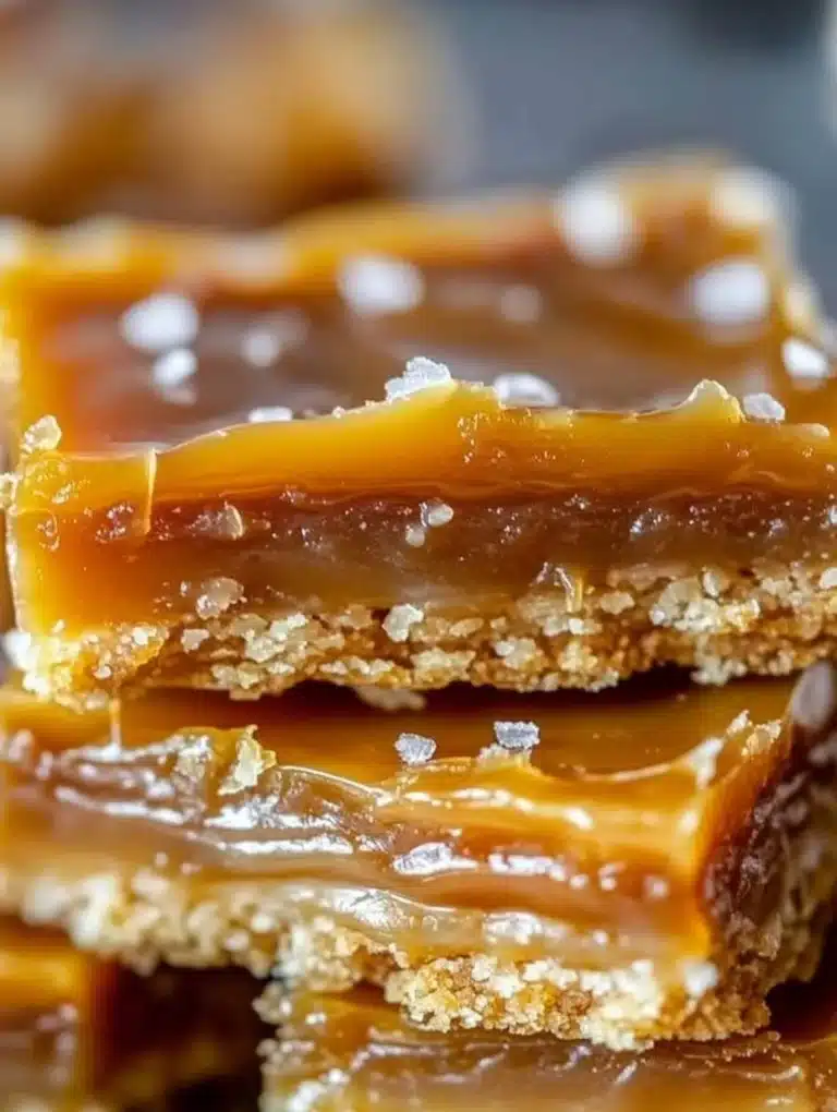 Salted Caramel Butter Bars