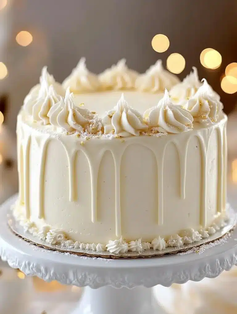 Snowy Bavarian Bliss Cake