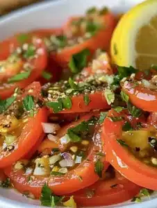 Tomato Garlic Salad