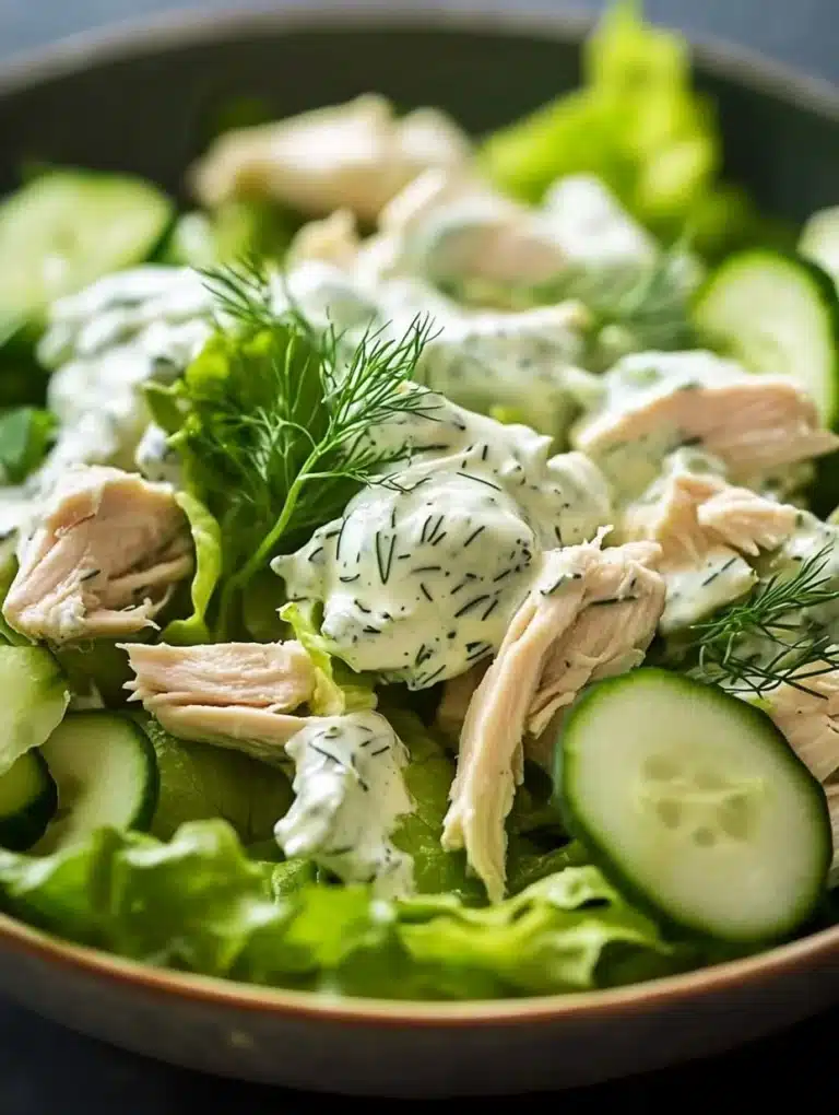 Tzatziki Chicken Salad