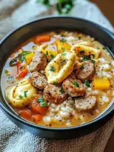 Savory Sausage Tortellini Soup: Your New Favorite Comfort Dish! 3 Sausage Tortellini Soup