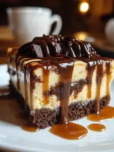 Caramel Brownie Cheesecake