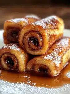 Cinnamon Roll French Toast Roll-Ups 1 Cinnamon Roll French Toast Roll-Ups