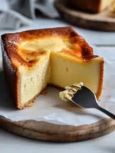 Loaf Pan Basque Cheesecake
