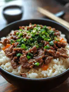 Beef Rice Bowl
